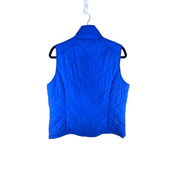 Lauren Ralph Lauren Women's Lightweight Quilted Vest in Royal Blue, Size L - Picture 2 of 11